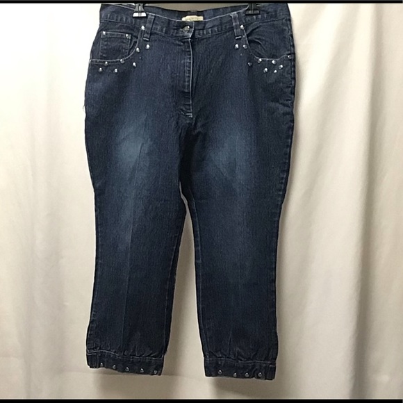 Women’s Denim Ankle Cropped Jeans - Picture 1 of 5
